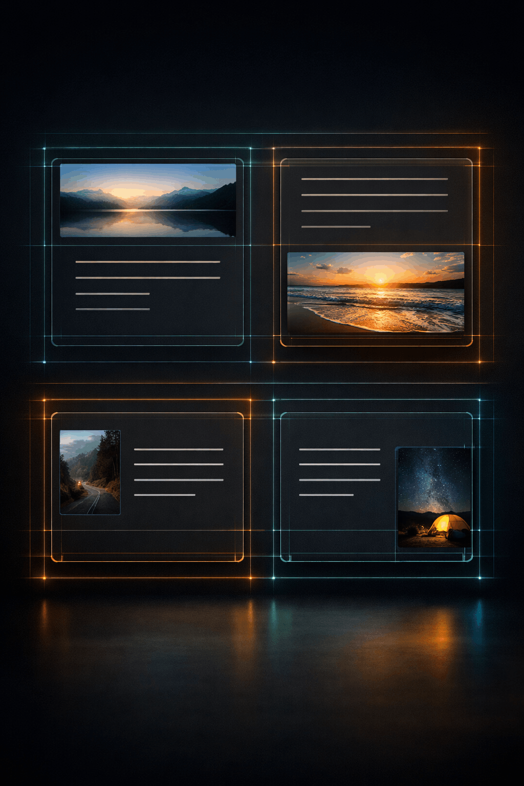 Four Layouts. One Deck.